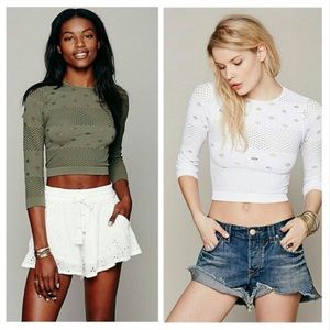 Free People Daytona Sunny Crop Tops